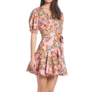 Finders Keepers Aranciata Wrap Dress S